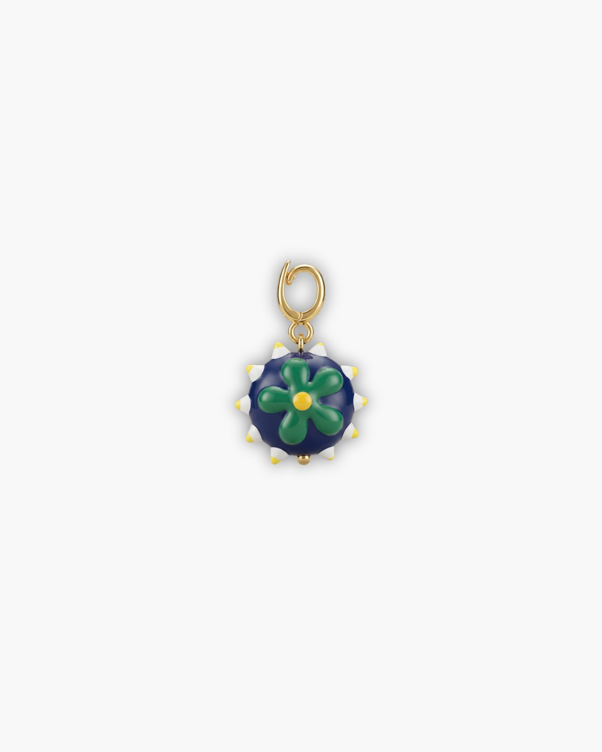 GREEN FLOWER CHARM