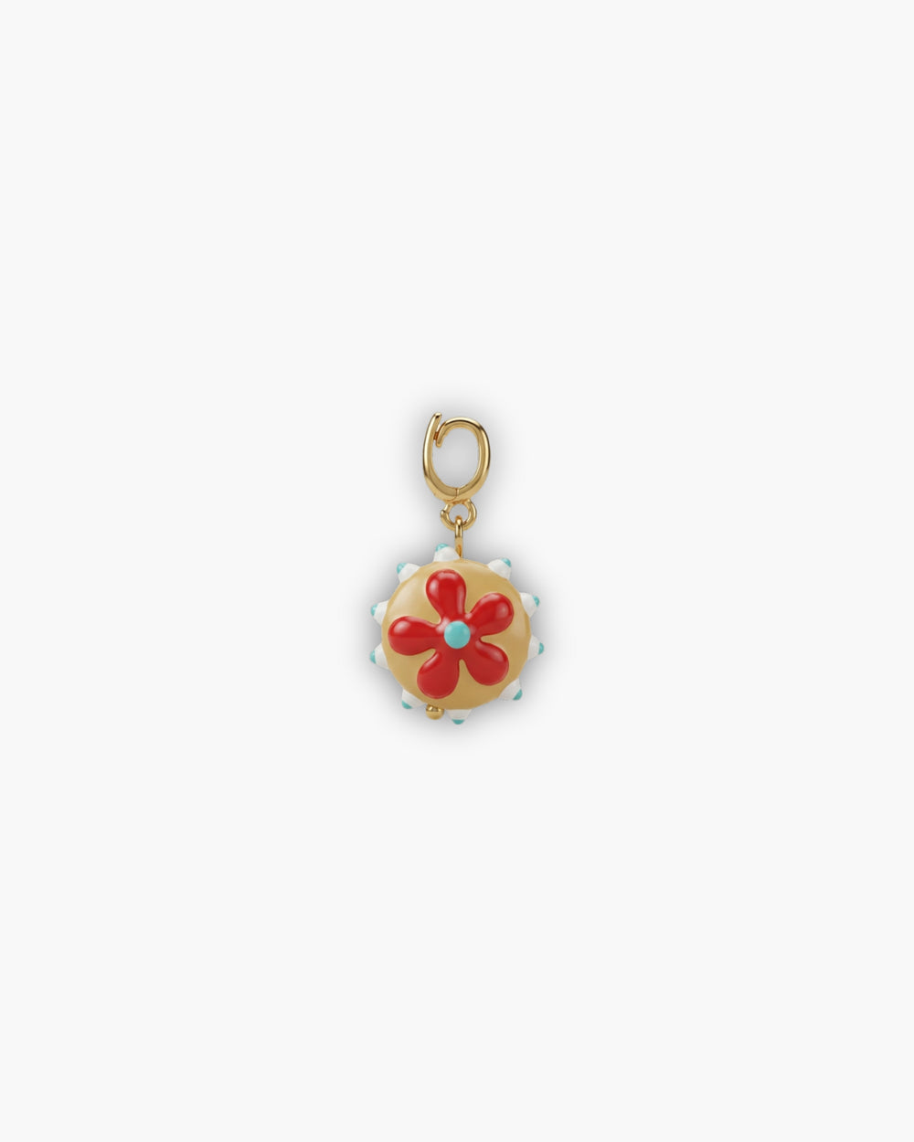 RED FLOWER CHARM