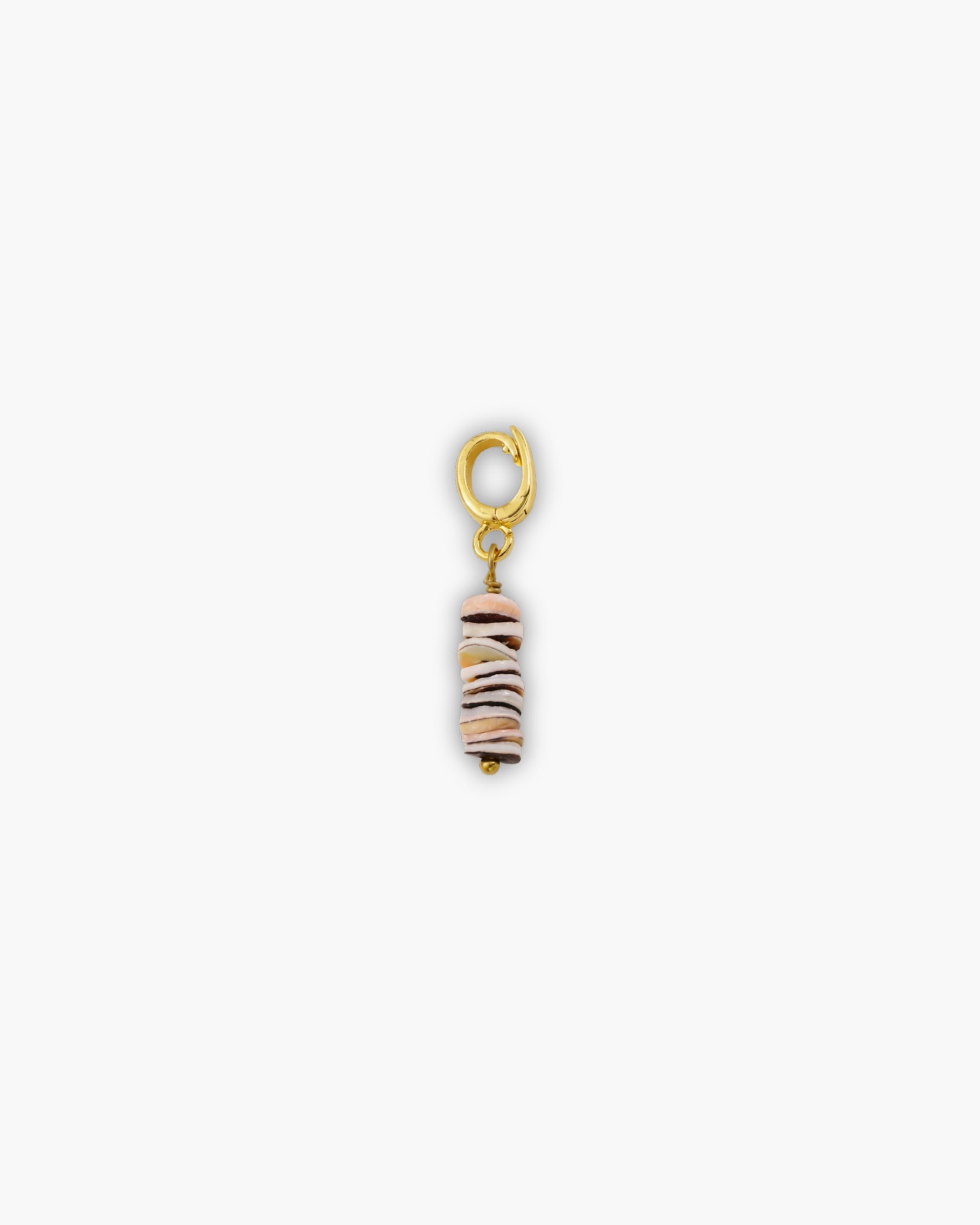 SPIRAL CHARM PINK & BROWN