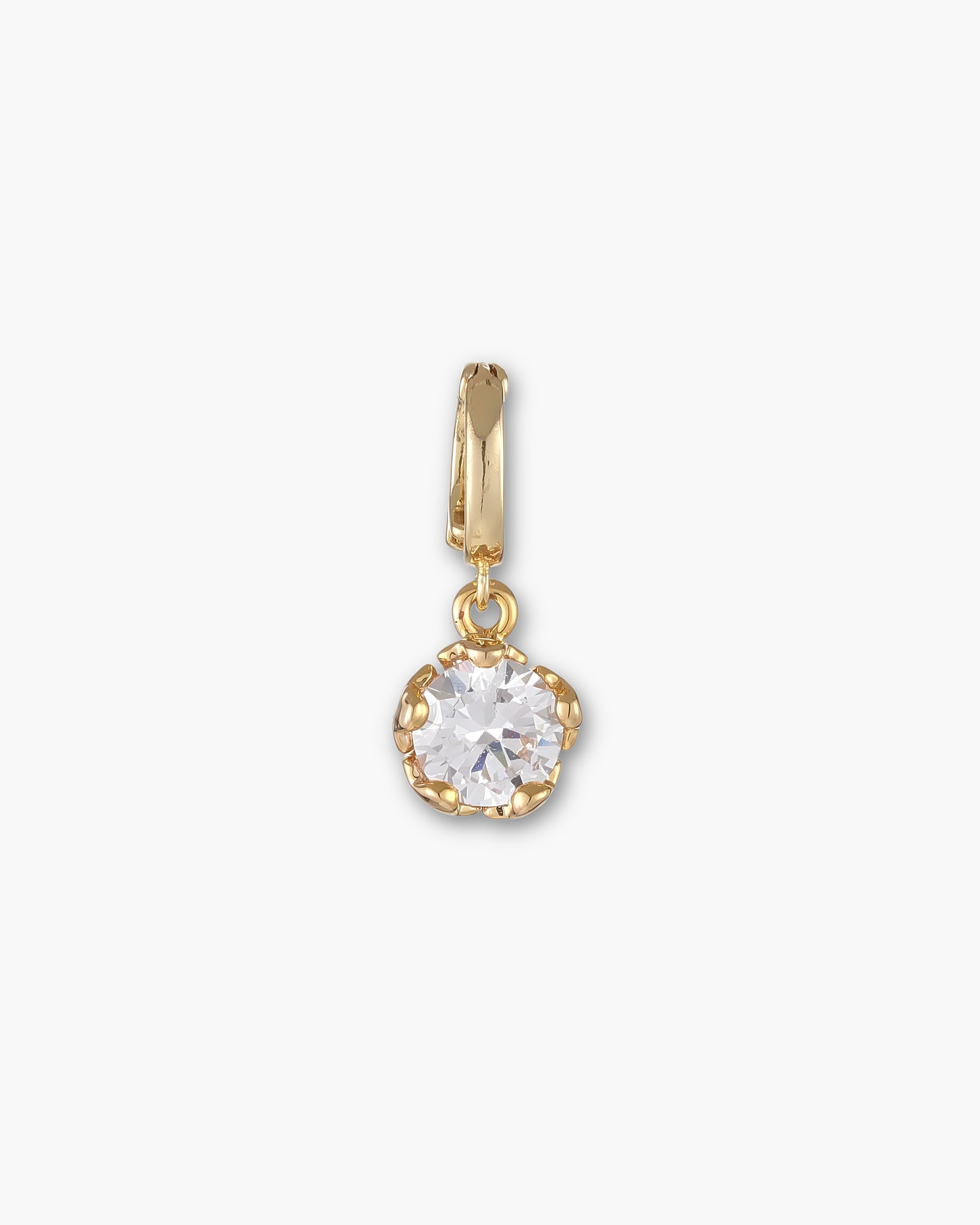 WHITE GEM STONE CHARM