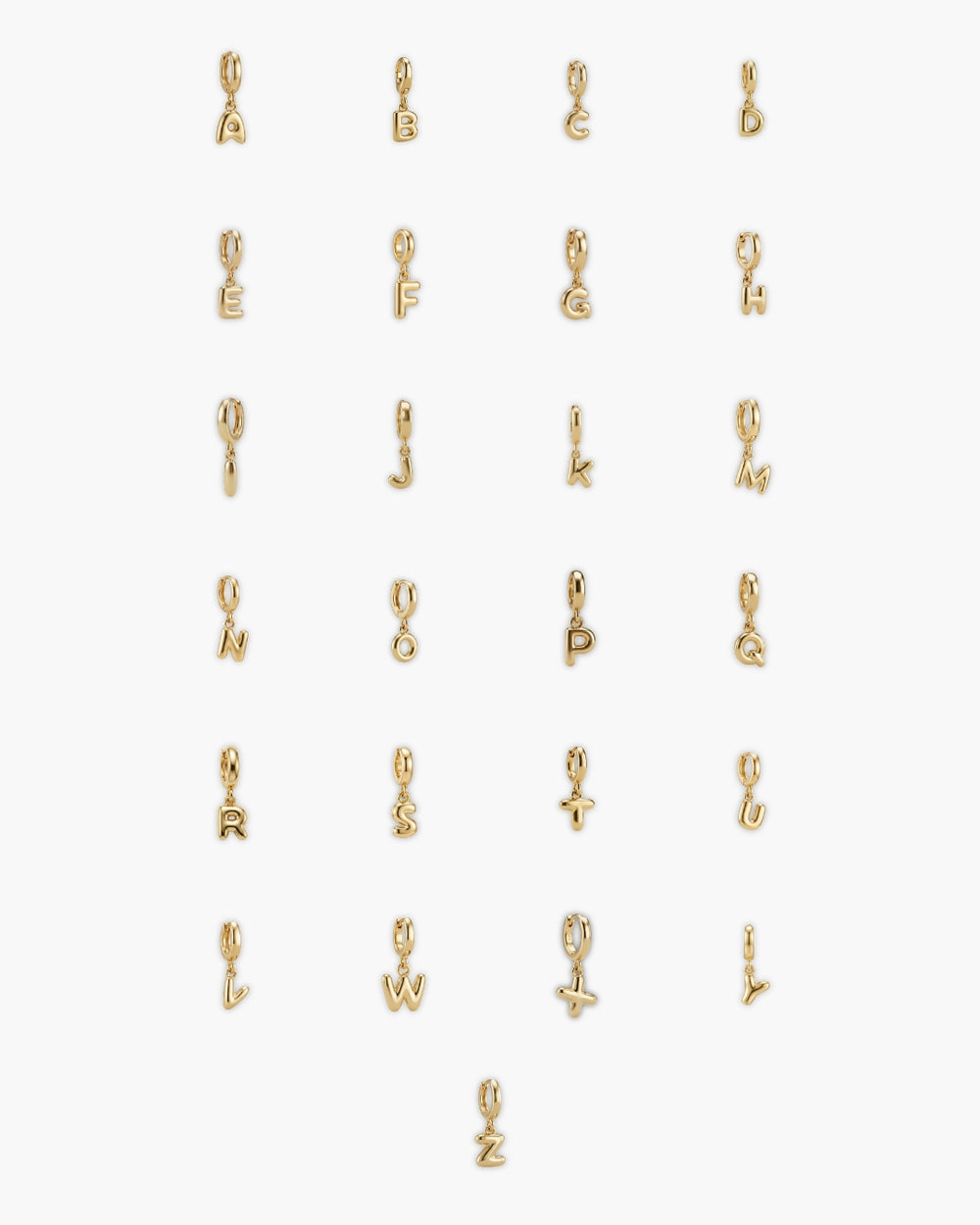 GOLD ALPHABET CHARM