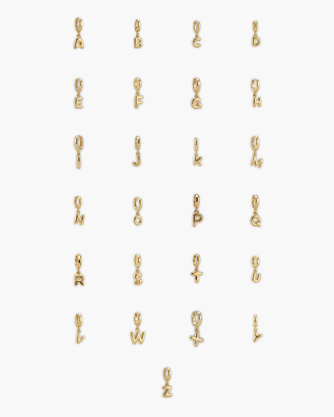 GOLD ALPHABET CHARM