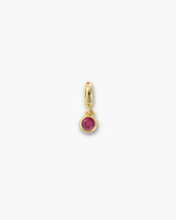 PINK GEM STONE CHARM