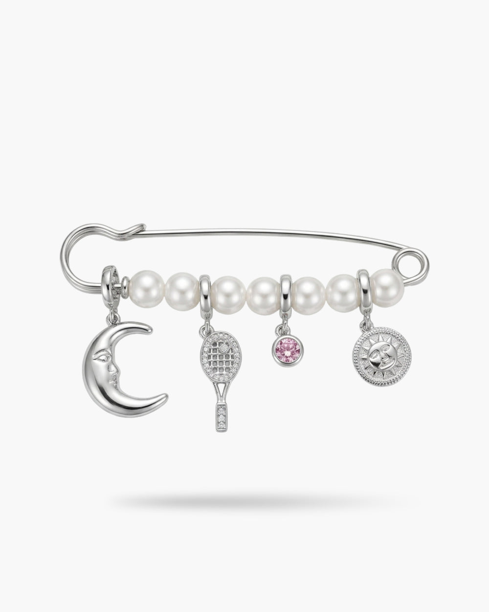 SILVER DAY AND NIGHT CHARM SET