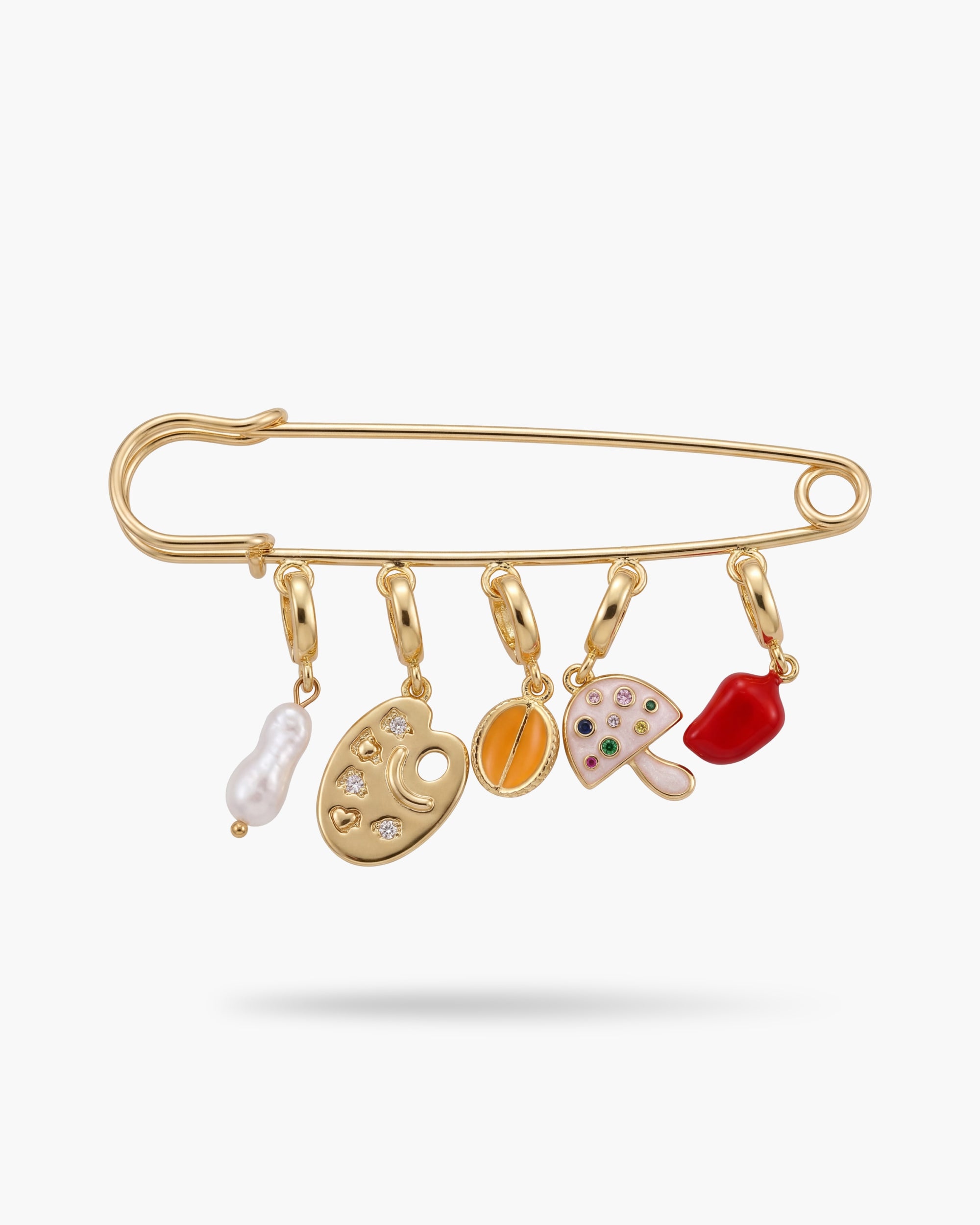 ARTIST GOLD CHARM SET