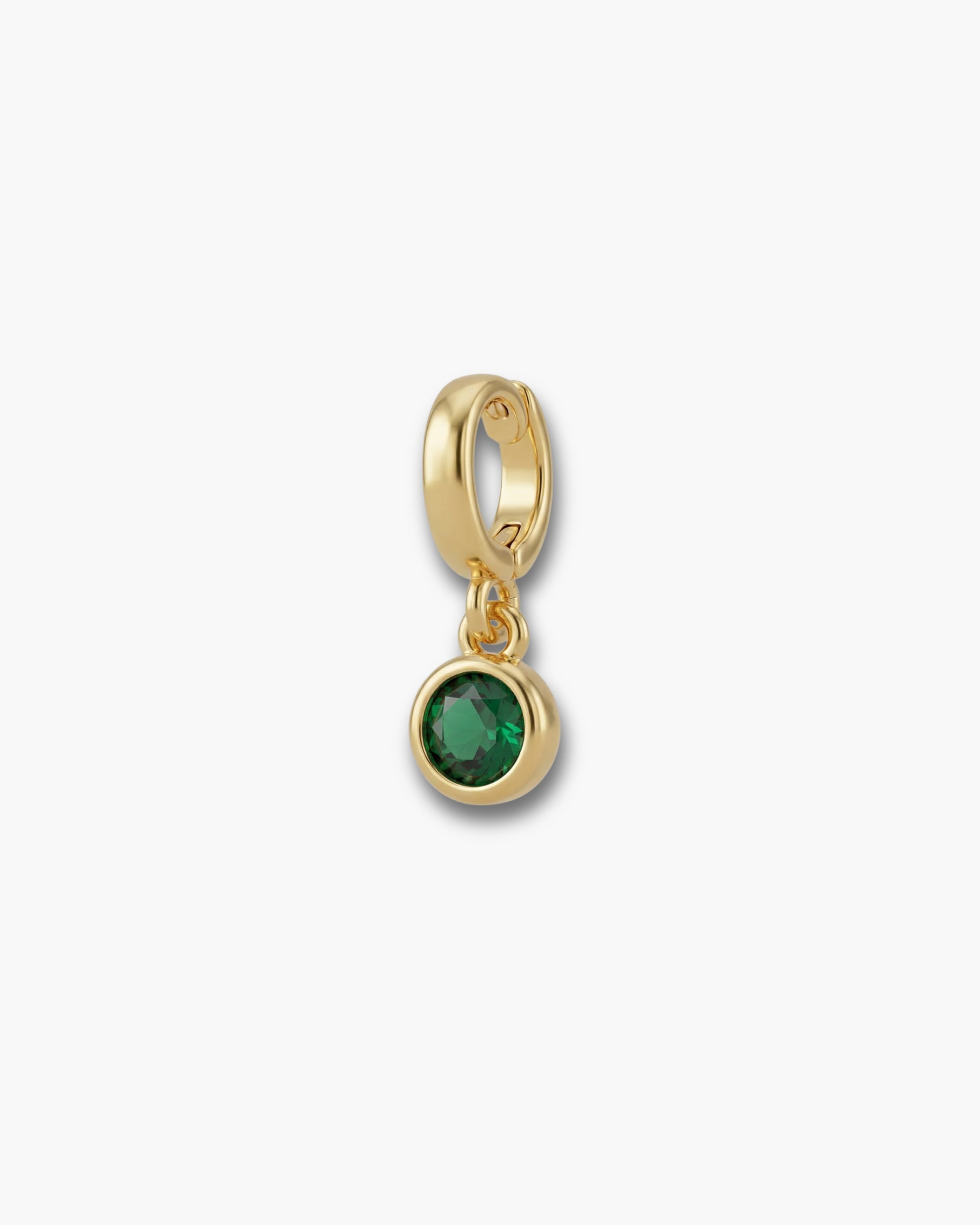 EMERALD GREEN GEM STONE CHARM