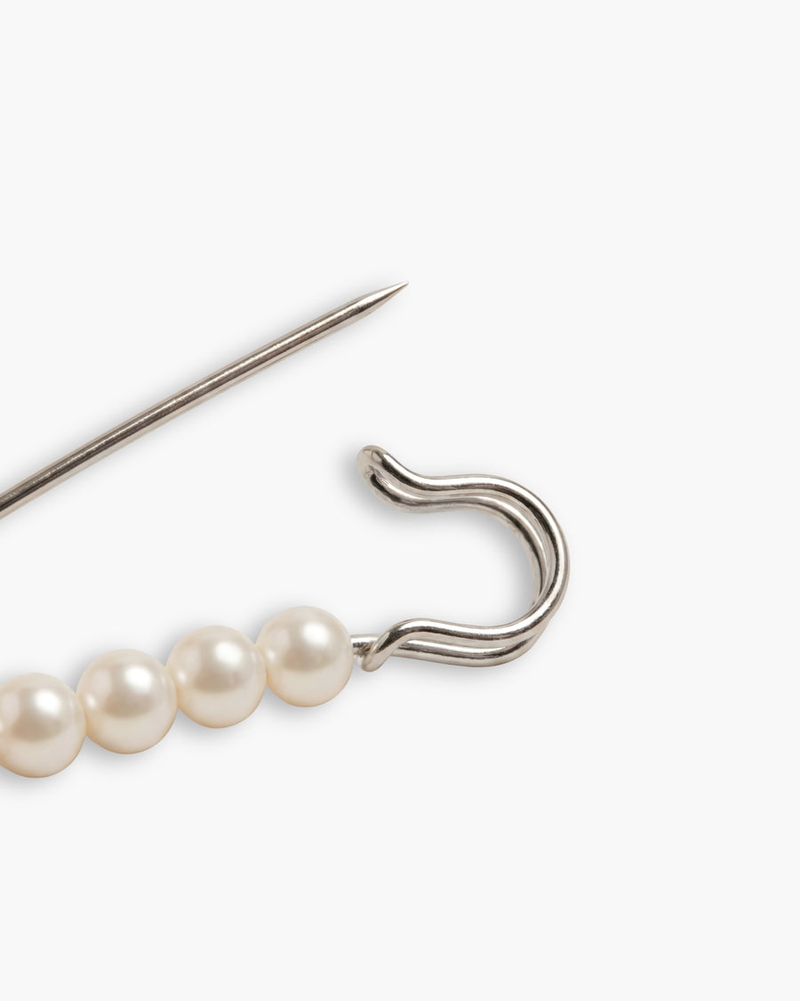 PEARL PIN SILVER