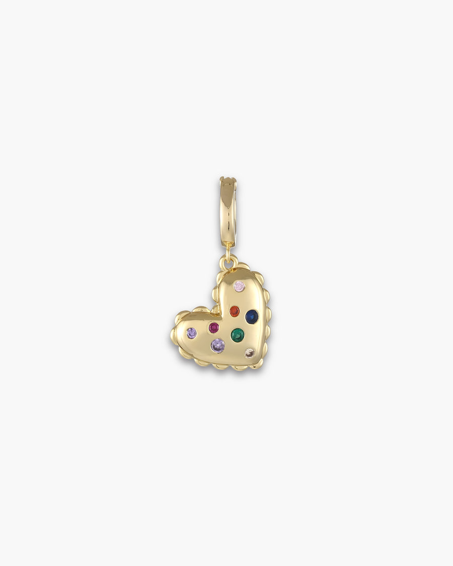 HEART STONE CHARM